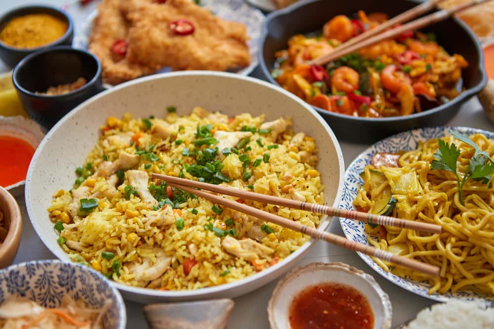 halal Chinese food at Crescent Moon restaurant in Plano TX with authentic flavors and warm dine-in experience