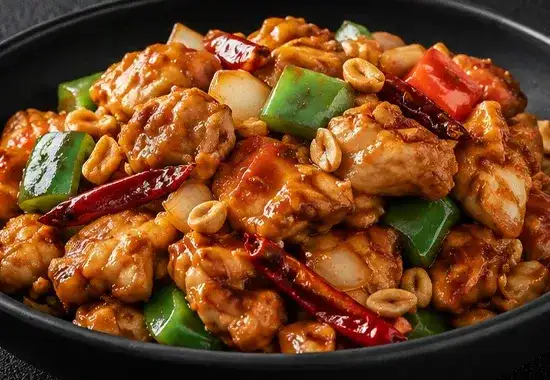 Delicious halal chicken items at Crescent Moon featuring authentic Chinese recipes cooked fresh with rich flavors