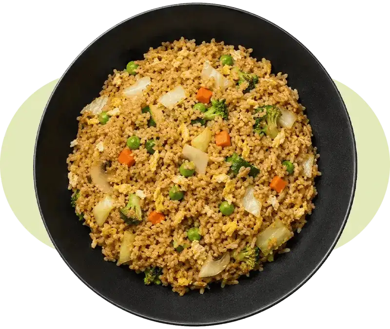 House special spicy fried rice cooked with halal ingredients and bold Chinese spices
